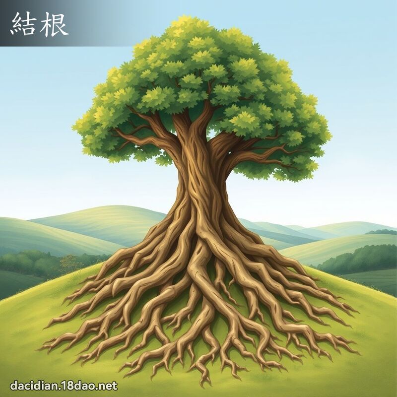 结根 - 国语大辞典配图