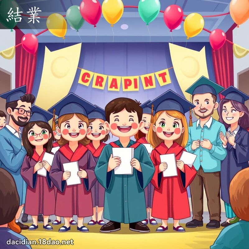 結業 - 國語大辭典配圖