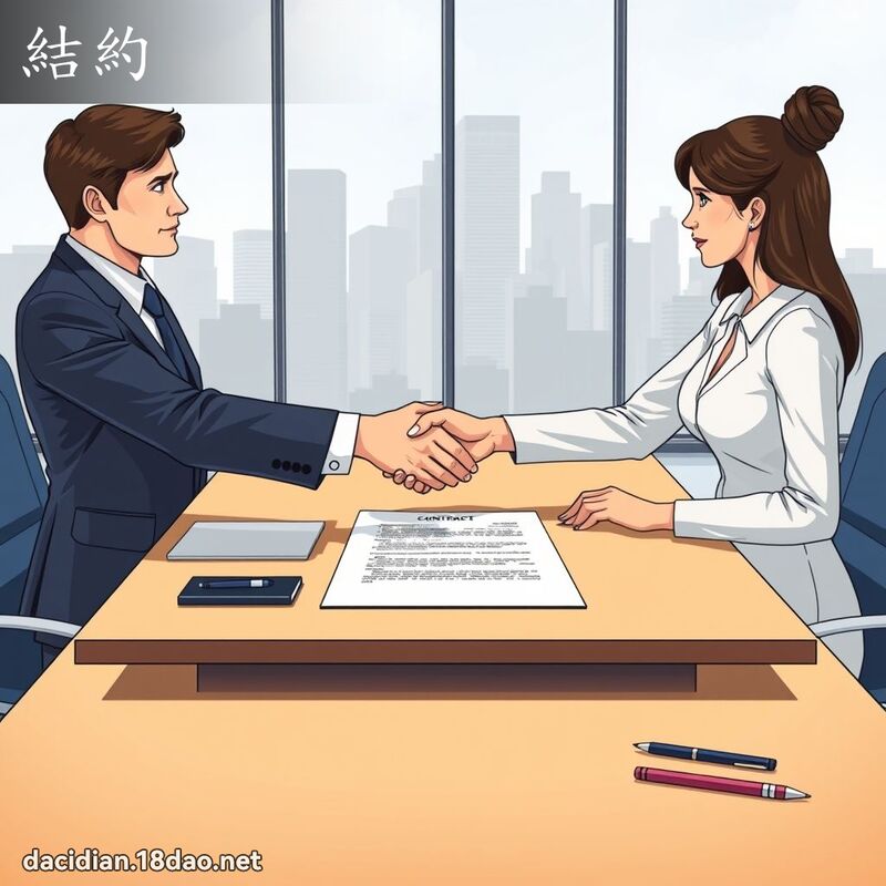 结约 - 国语大辞典配图