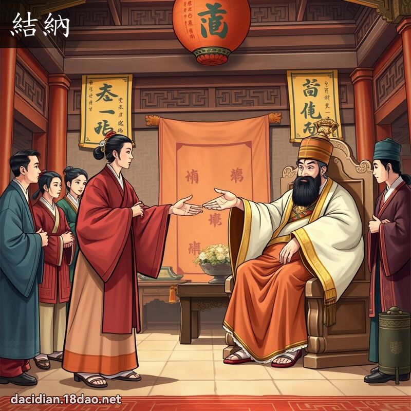 结纳 - 国语大辞典配图