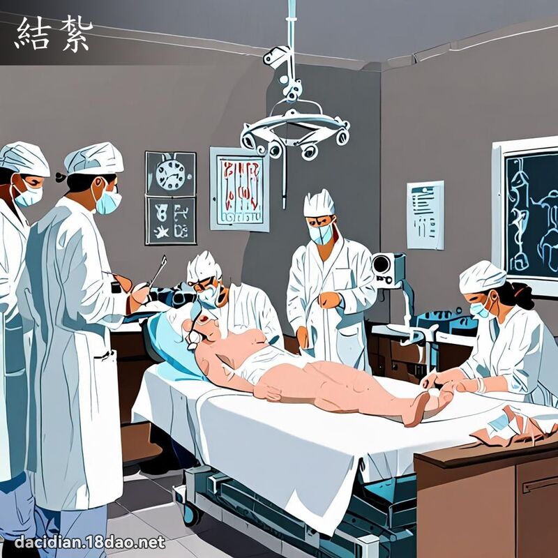 结扎 - 国语大辞典配图