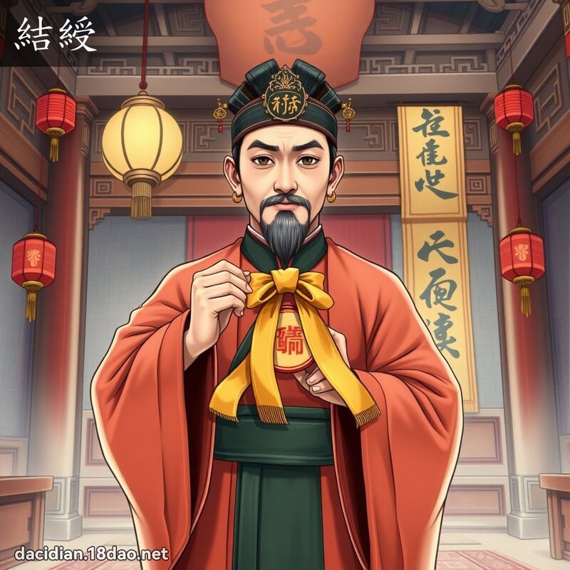 结綬 - 国语大辞典配图