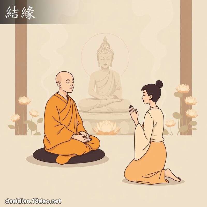 结缘 - 国语大辞典配图