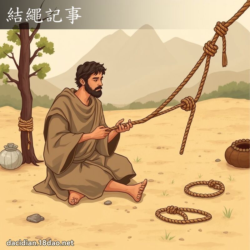 結繩記事 - 國語大辭典配圖