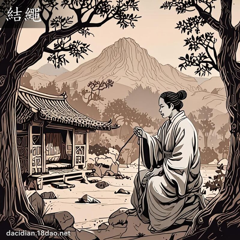 结绳 - 国语大辞典配图