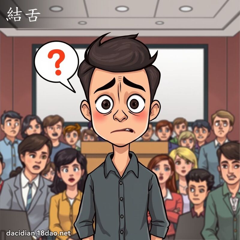 结舌 - 国语大辞典配图