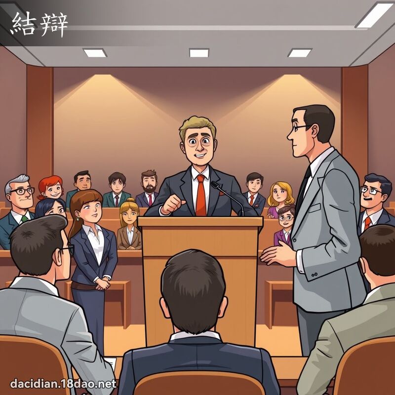 结辩 - 国语大辞典配图
