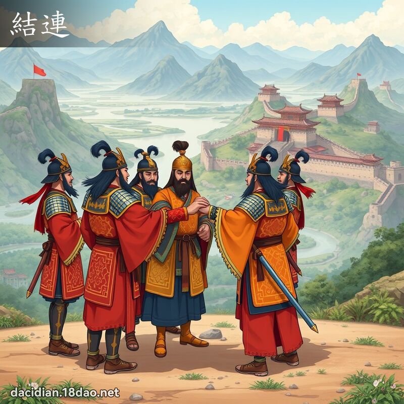 結連 - 國語大辭典配圖
