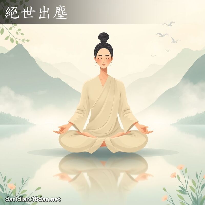 絕世出塵 - 國語大辭典配圖