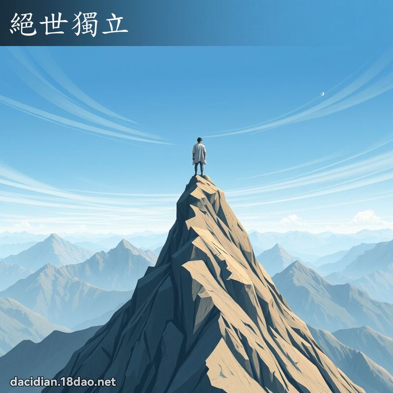 絕世獨立 - 國語大辭典配圖