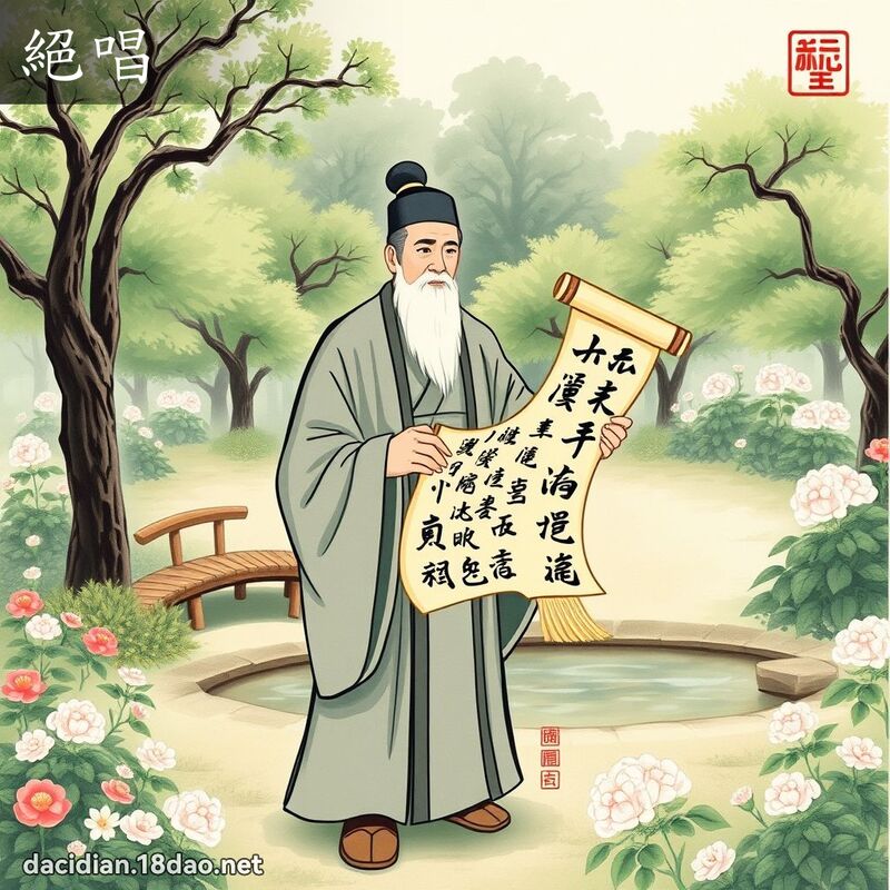 绝唱 - 国语大辞典配图