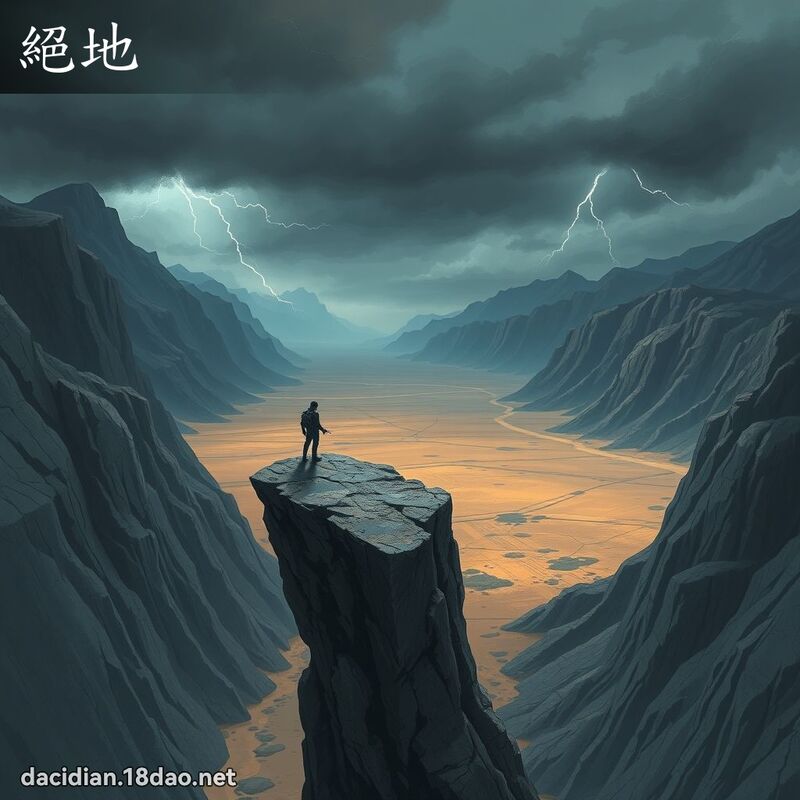 絕地 - 國語大辭典配圖