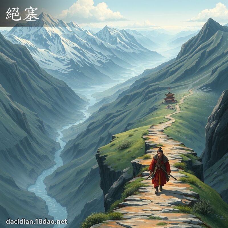 绝塞 - 国语大辞典配图
