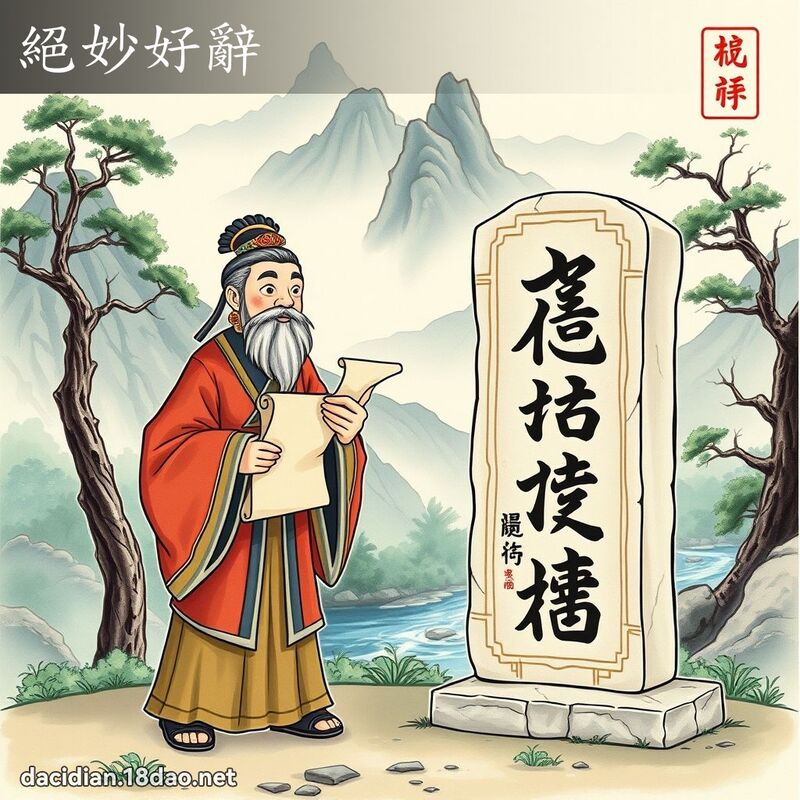 絕妙好辭 - 國語大辭典配圖