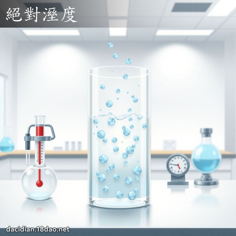 絕對溼度 - 國語大辭典配圖