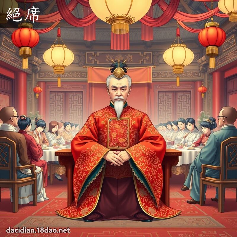 絕席 - 國語大辭典配圖