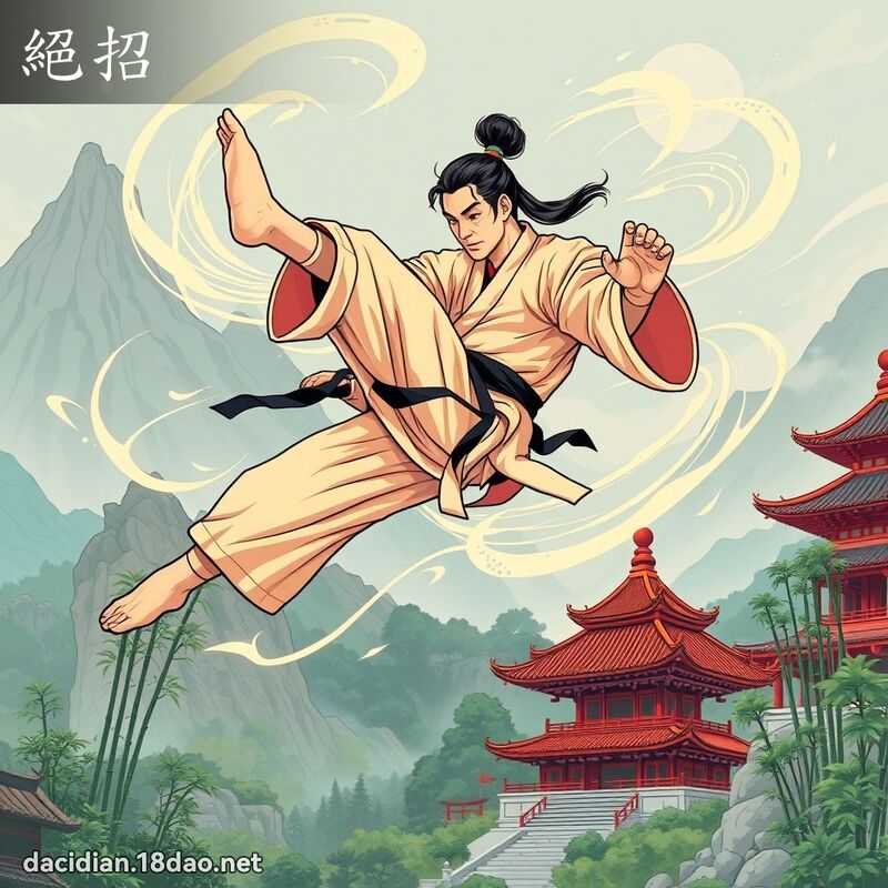 絕招 - 國語大辭典配圖