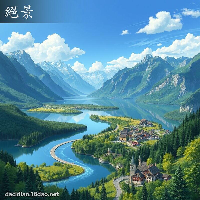 绝景 - 国语大辞典配图