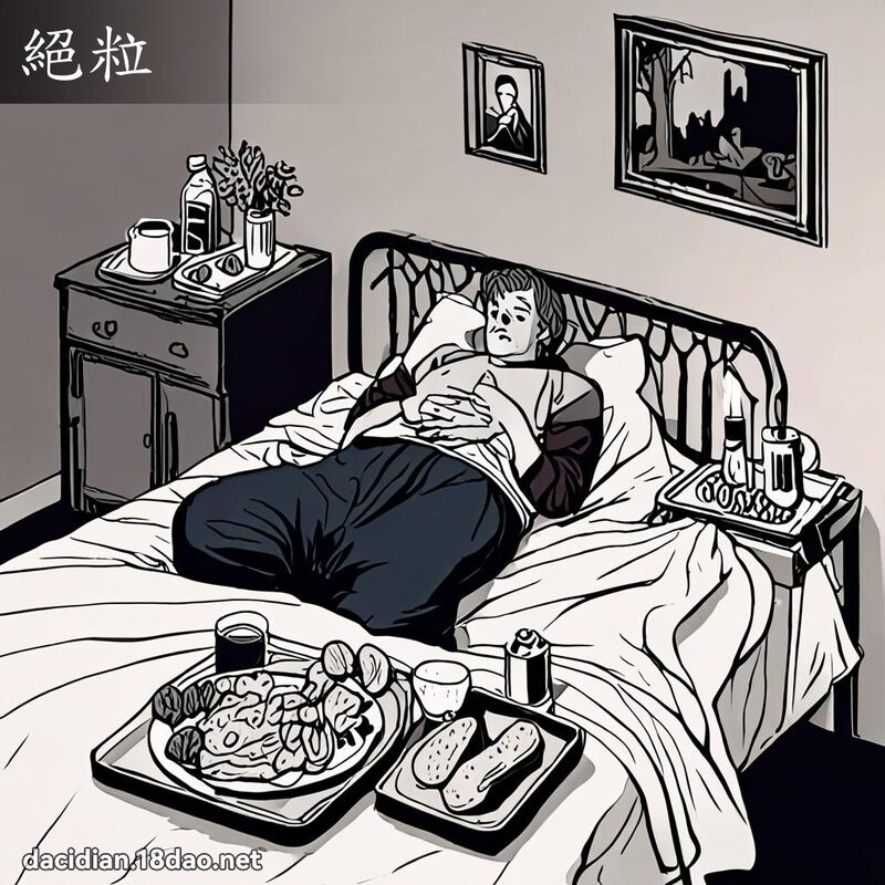 绝粒 - 国语大辞典配图