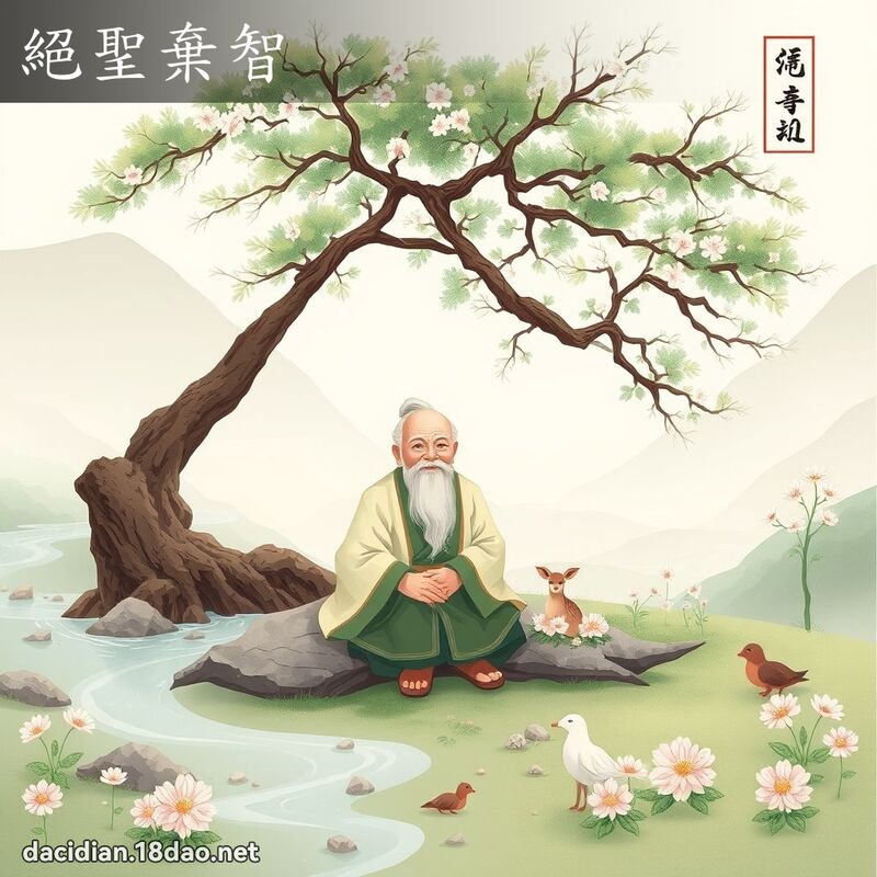 絕聖棄智 - 國語大辭典配圖