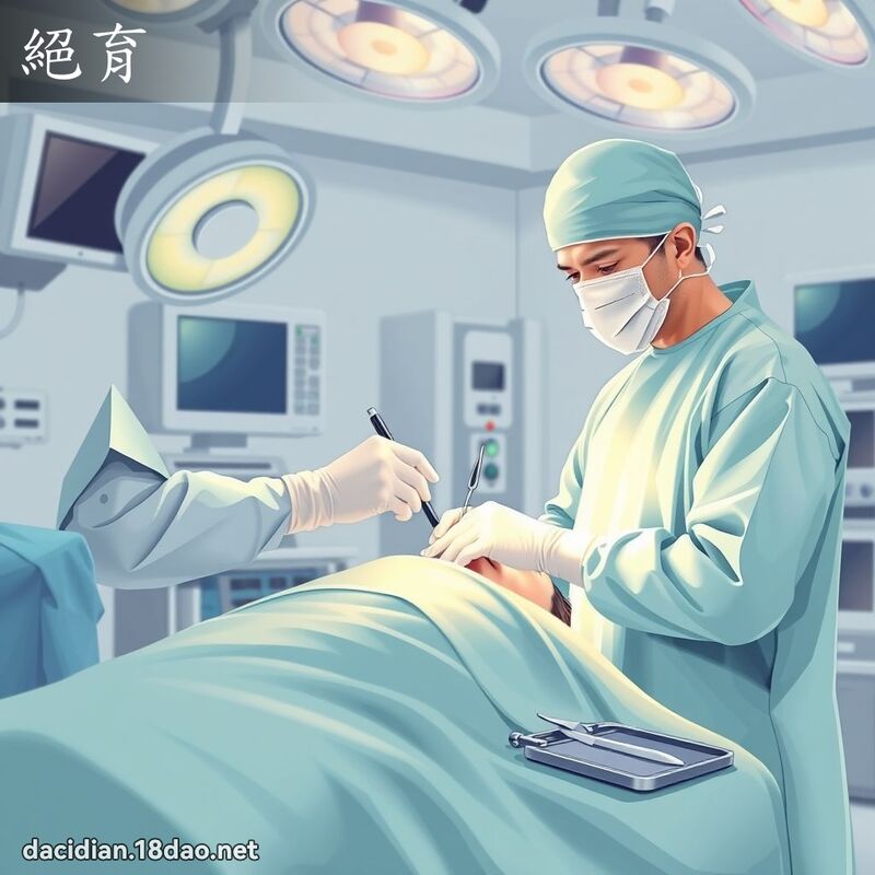 绝育 - 国语大辞典配图