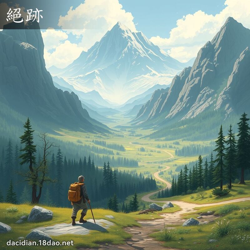 绝跡 - 国语大辞典配图