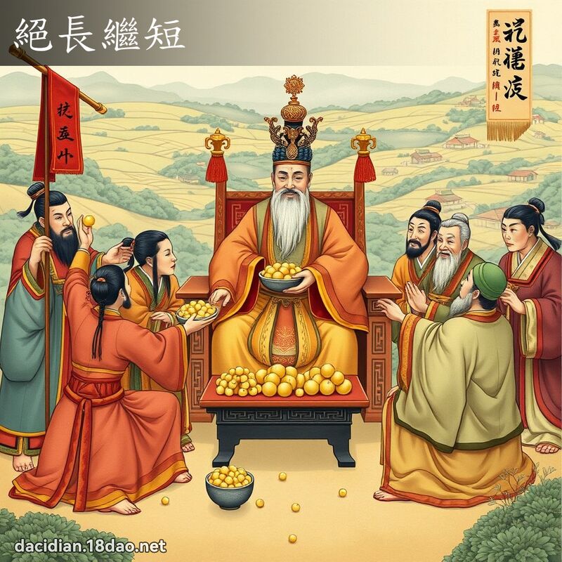 絕長繼短 - 國語大辭典配圖