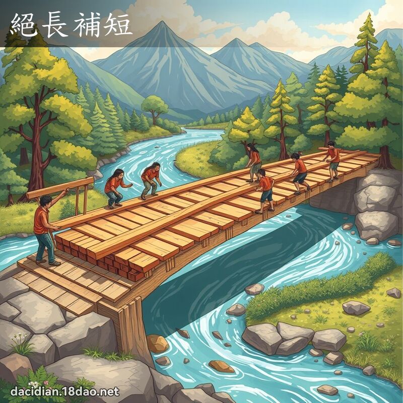 絕長補短 - 國語大辭典配圖
