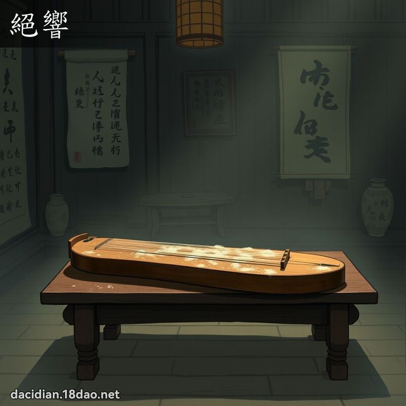 绝响 - 国语大辞典配图