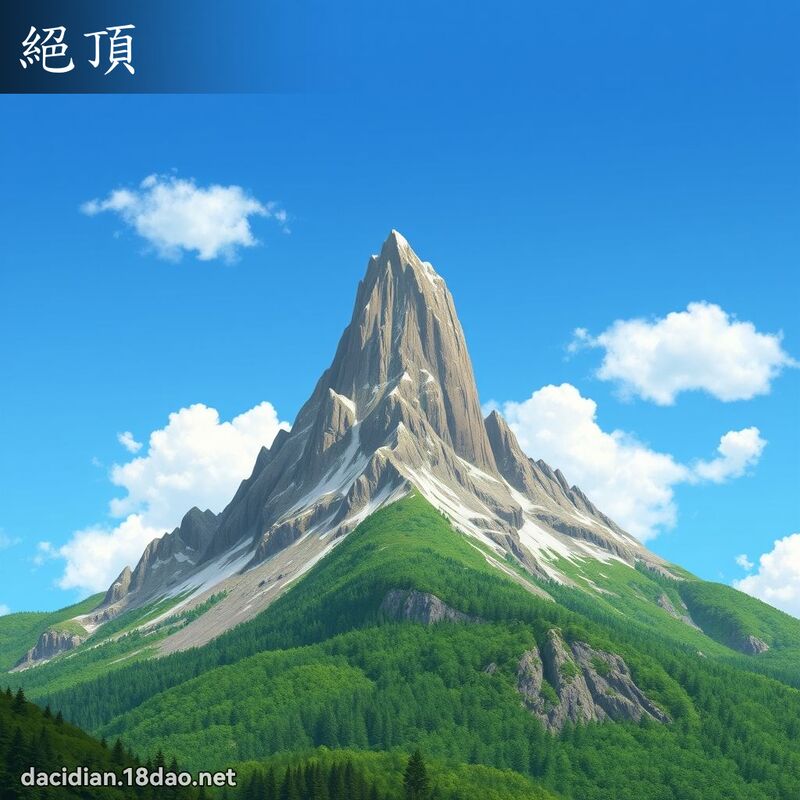 绝顶 - 国语大辞典配图