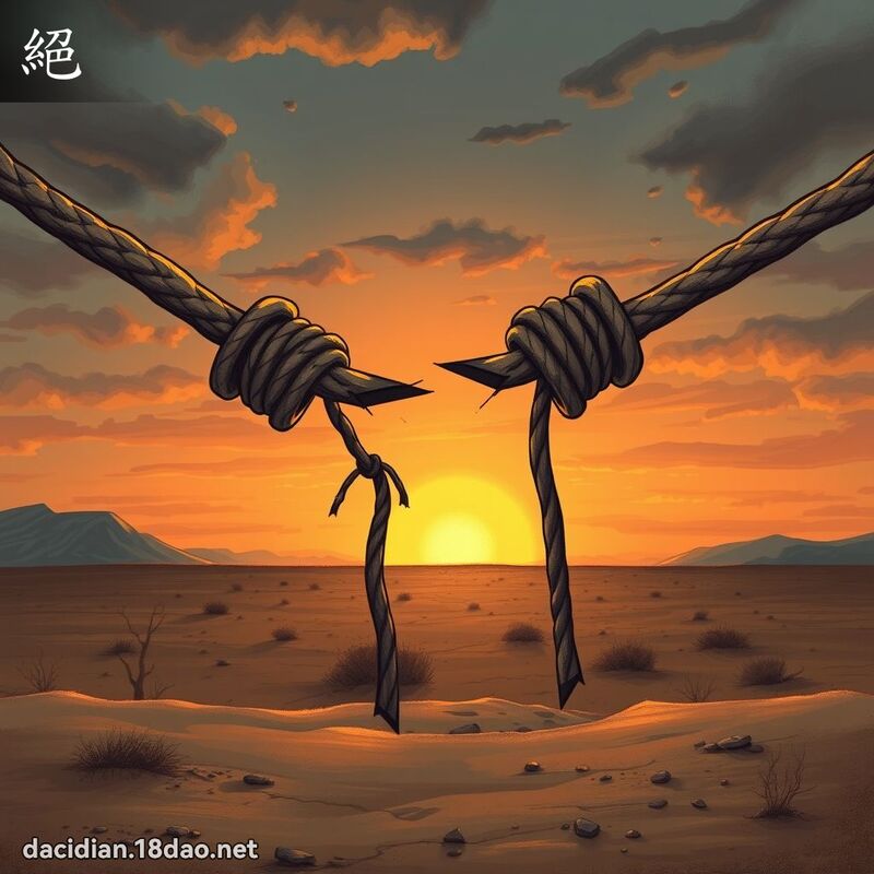 絕 - 國語大辭典配圖