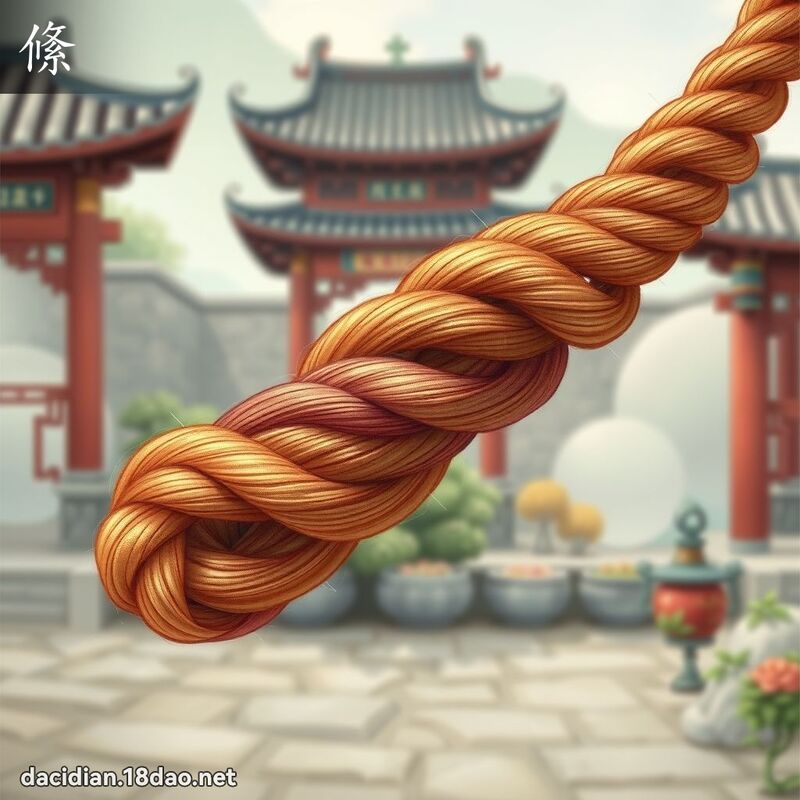 絛 - 国语大辞典配图