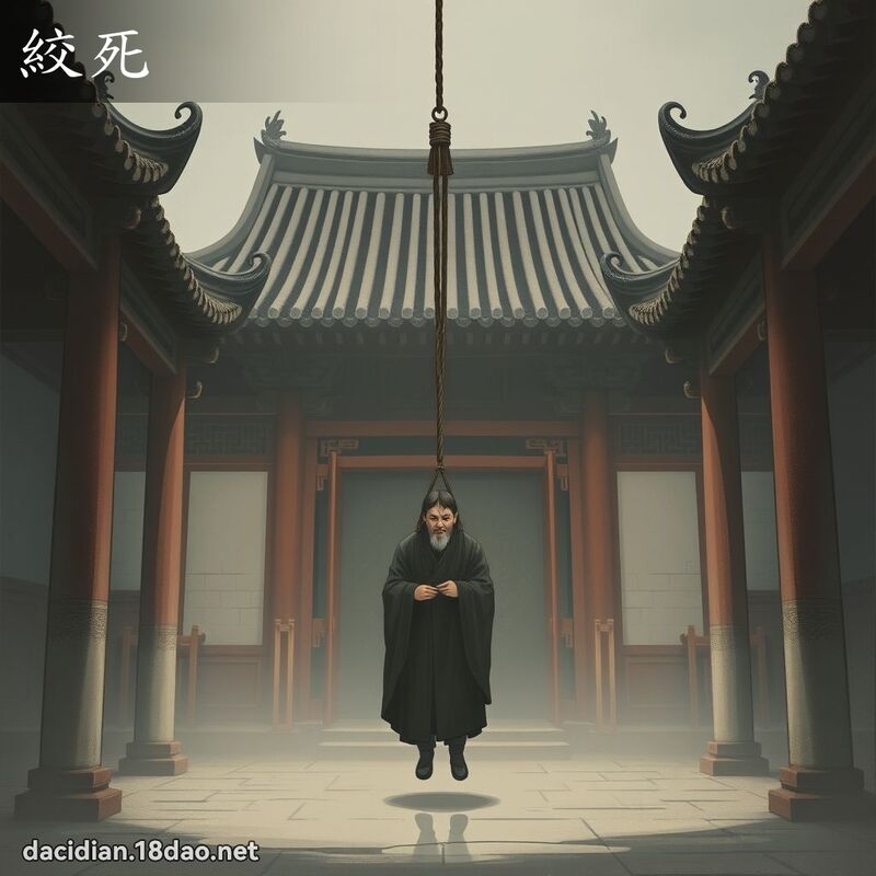 绞死 - 国语大辞典配图