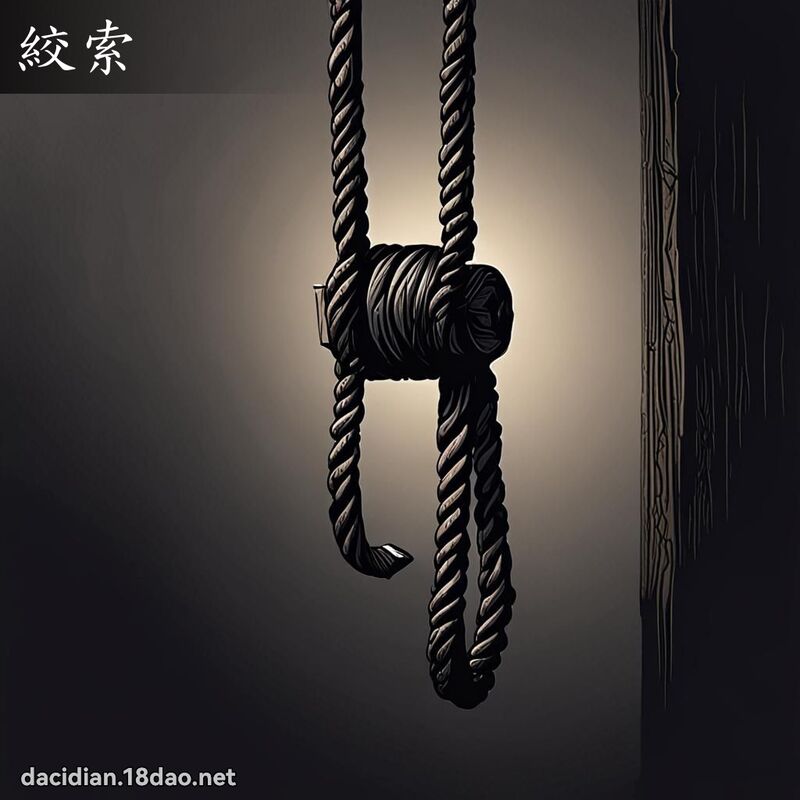 絞索 - 國語大辭典配圖