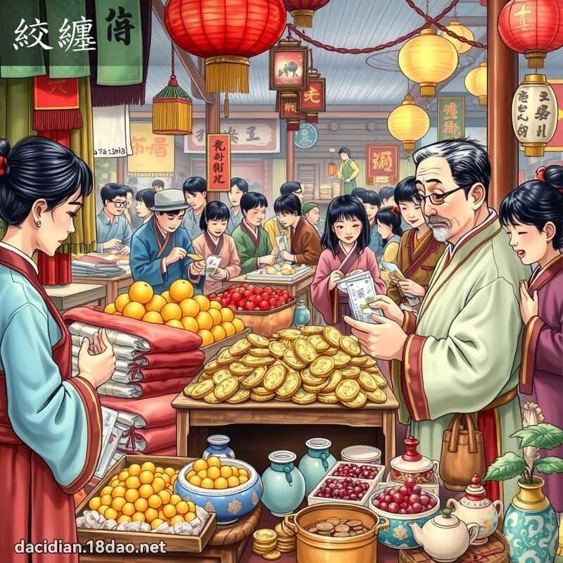 绞缠 - 国语大辞典配图