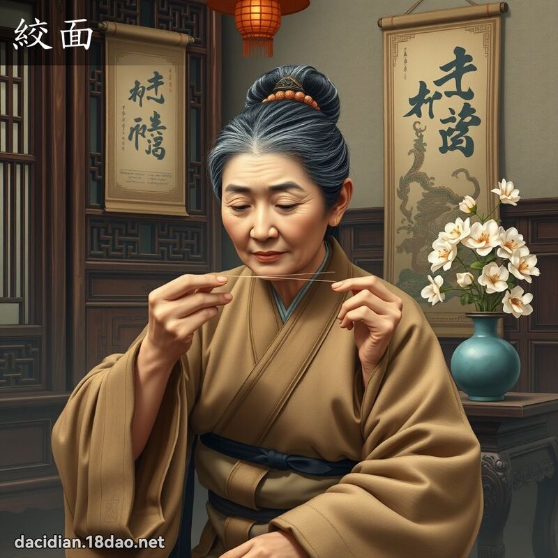 絞面 - 國語大辭典配圖