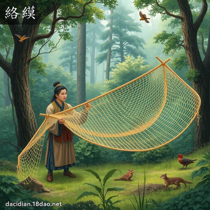 络縸 - 国语大辞典配图