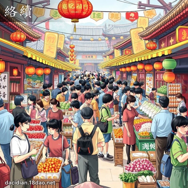 络续 - 国语大辞典配图