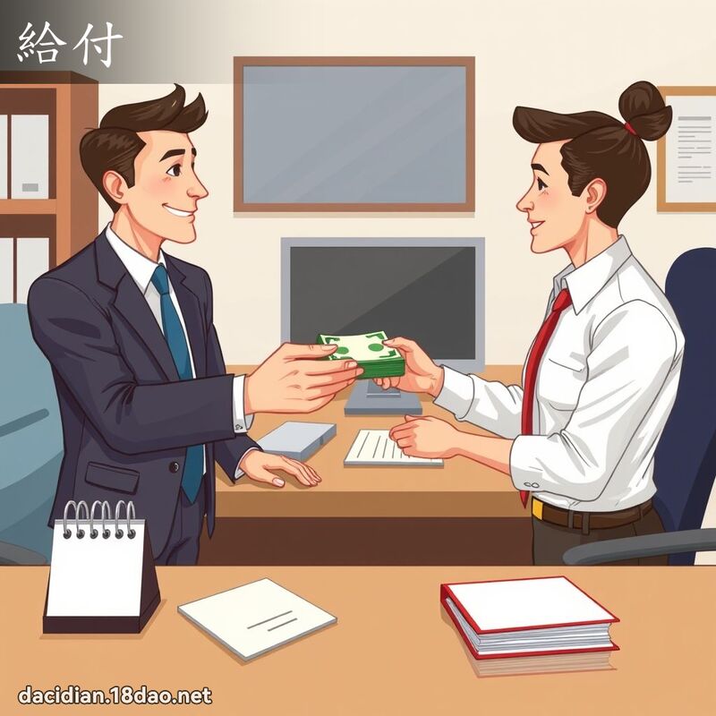 給付 - 國語大辭典配圖