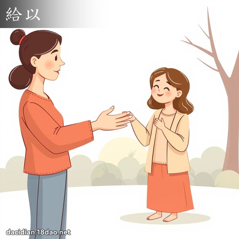 給以 - 國語大辭典配圖