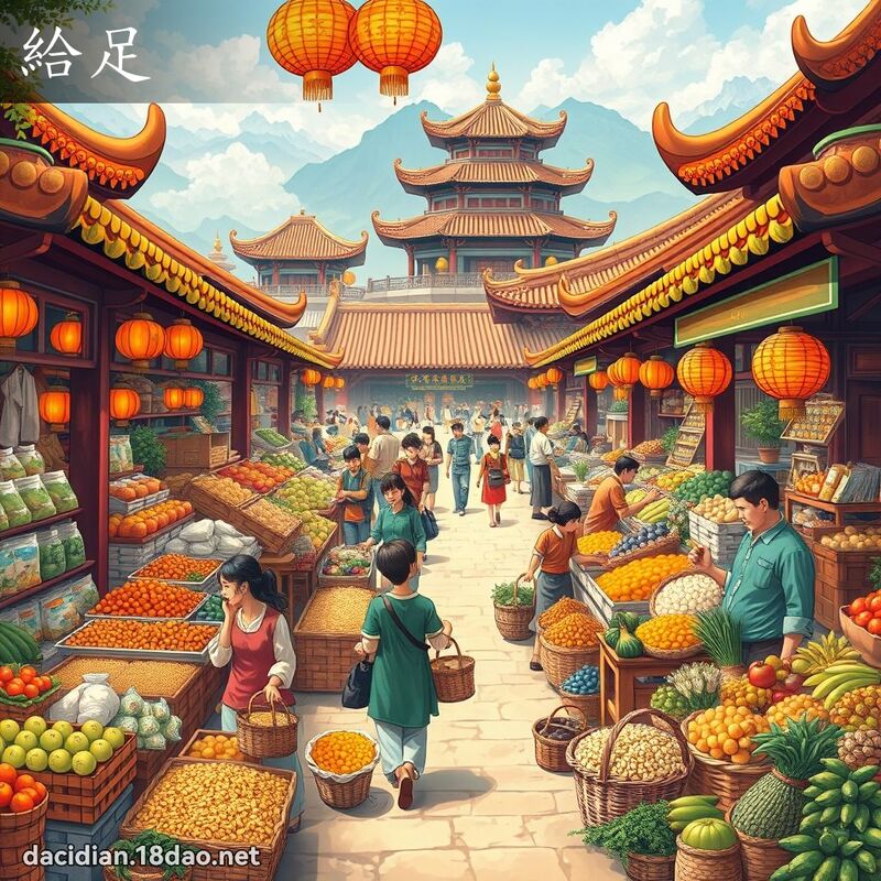 給足 - 國語大辭典配圖