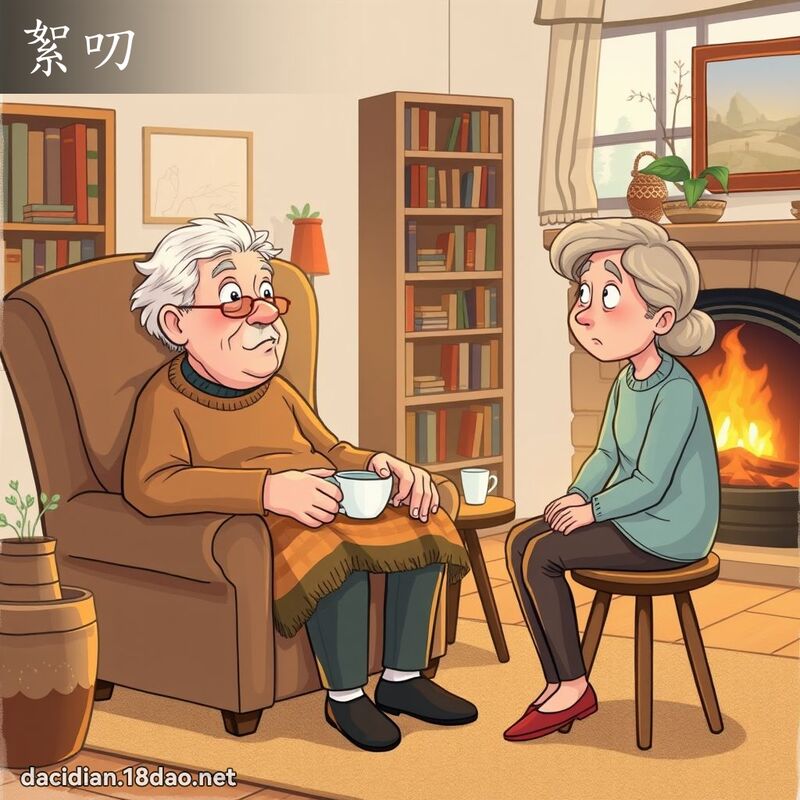 絮叨 - 國語大辭典配圖