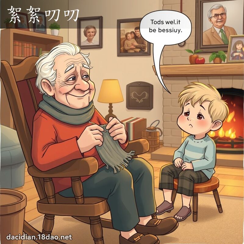 絮絮叨叨 - 国语大辞典配图