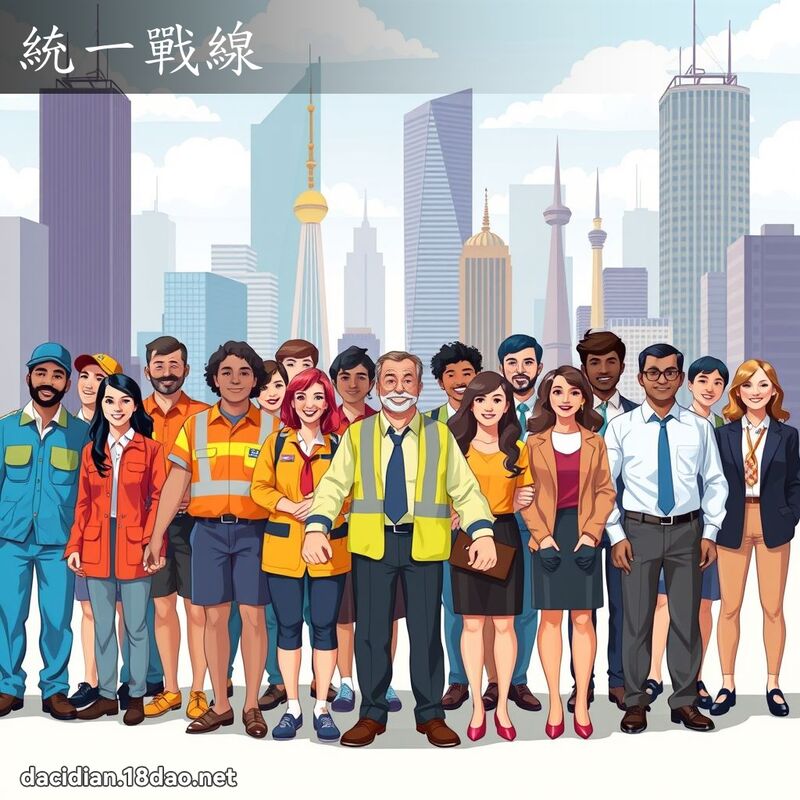 统一战线 - 国语大辞典配图