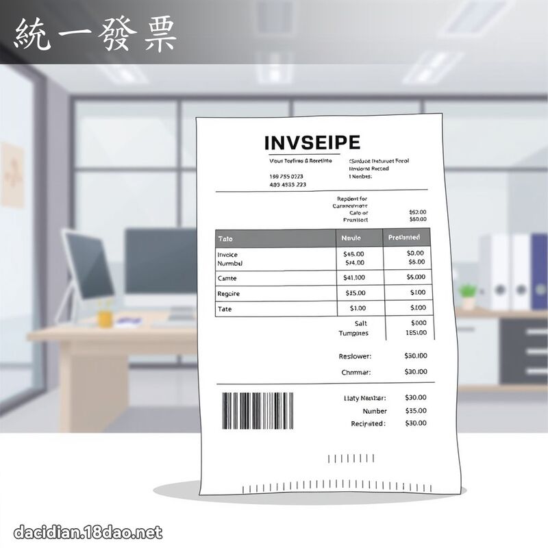 统一发票 - 国语大辞典配图