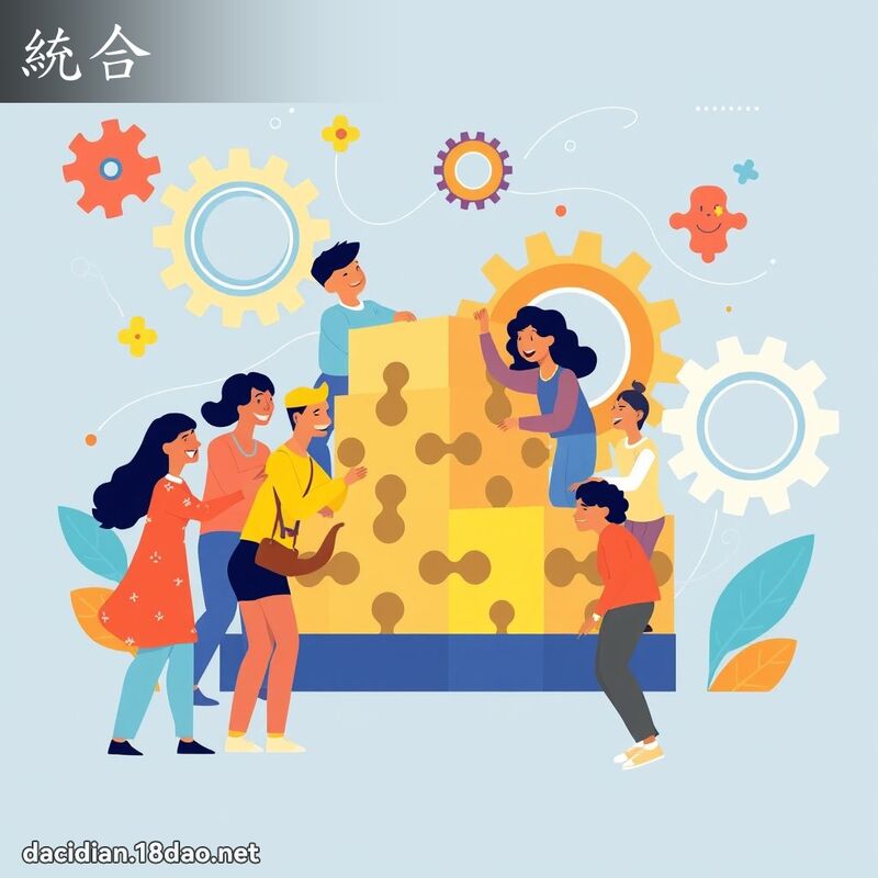 統合 - 國語大辭典配圖