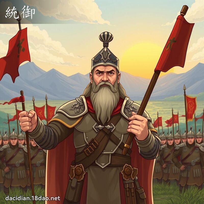 統御 - 國語大辭典配圖
