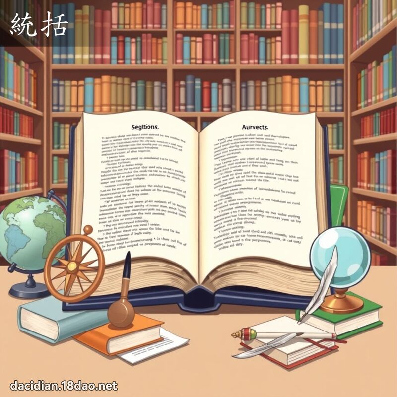 统括 - 国语大辞典配图