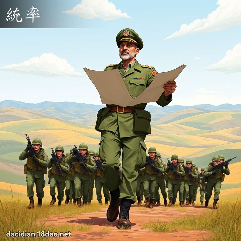 統率 - 國語大辭典配圖