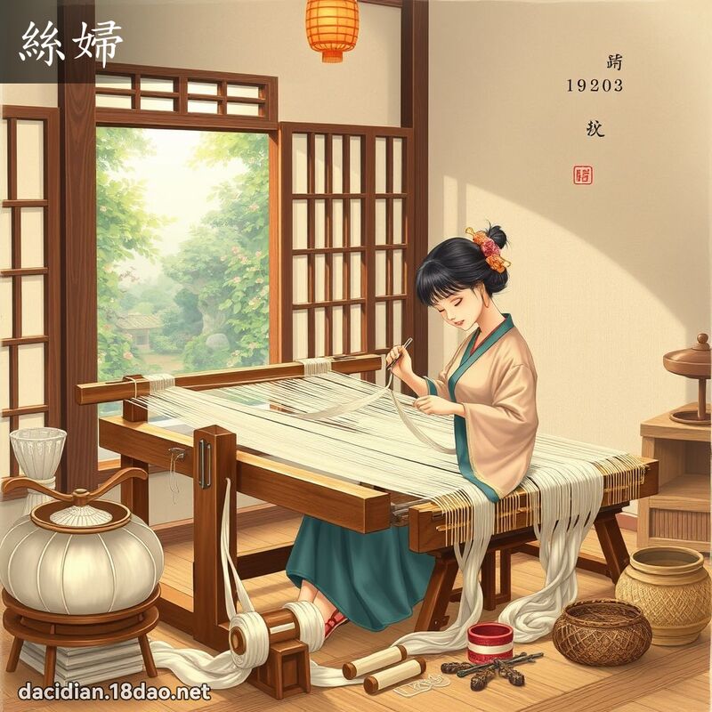 絲婦 - 國語大辭典配圖